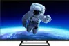 An astronaut floating in space with Earth in the background, displayed on a TV screen. Produktbild-Vorschau