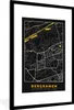 MuchoWow® Gerahmtes Poster Stadtplan - Karte - Bergkamen - Produktbild-Vorschau 1