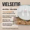 Windlicht aus recyceltem Glas auf Wurzelholz - Produktbild-Vorschau 10