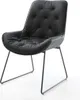 DELIFE Esszimmerstuhl Taimi-Flex Echt-Leder Schwarz Produktbild-Vorschau 6