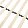 A close-up view of wooden slats and black metal supports, likely part of a bed frame or mattress base. Produktbild-Vorschau