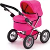 Carrozzina per bambole Colore di tendenza rosa Anteprima dell’immagine prodotto 4