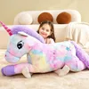 Peluche licorne géante, 110 cm, très douce et moelleuse, Voir les images du produit 5