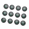 20 mm Mini boussole de poche, 12 pièces remplies d'huile Voir les images du produit 1