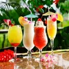 50 Trinkhalme mit Regenschirm-Sonnenschirm, Hawaiian Beach Produktbild-Vorschau 5