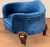 Casa Padrino Barock Hundebett Royal Blau / Braun / Gold - Produktbild-Vorschau 2