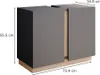 Waschbeckenunterschrank Vicco Gloria Anthrazit 70.4 x 55.5 Produktbild-Vorschau 3