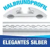 Airlineschiene Zurrschiene 6 x 2 m 2 Meter runde halbrunde Produktbild-Vorschau 4