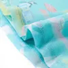 Kinderkleid Hellblau Gr. 104 mit Flügelärmeln und Produktbild-Vorschau 6