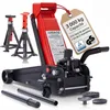 Podnośnik manewrowy AREBOS 3T z pedałem nożnym + 2 stojaki Podgląd zdjęcia produktu 1