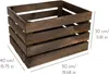 Creative Deco Holzkiste Groß Wenge | Kiste Holz | 50 x 40 x Produktbild-Vorschau 6