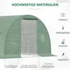 Outsunny Foliengewächshaus begehbares Polytunnel 4,5 x 3 m Produktbild-Vorschau 4