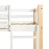 OKWISH Lit Superposé 90x200 cm - Lit Simple avec Armoire Voir les images du produit 9