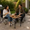 Klapptisch Campingtisch Gartentisch höhenverstellbar 50–80 Produktbild-Vorschau 8