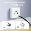 deleyCON MK517, 10 m, TV, TV, Schwarz Produktbild-Vorschau 4