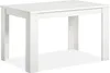 Homestyle4u Esstisch 120-160x80 cm ausziehbar Weiss Produktbild-Vorschau 3