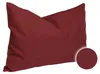 Kissenbezug 2er Set bordeaux 30x50 cm Struktur Leinenoptik Produktbild-Vorschau 2