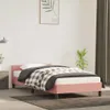 vidaXL Rám postele s čelom bez matraca Ružová 80x200 cm Náhľad obrázku produktu 2