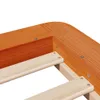 Massivholzbett ohne Matratze Wachsbraun 75x190 cm Produktbild-Vorschau 5