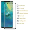 A smartphone screen protector with feature callouts. Produktbild-Vorschau