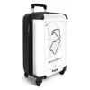 NoBoringSuitcases.com - Bílý kufr Formule 1 pro muže - Náhled obrázku produktu 2