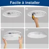 ZMH lampada da soffitto LED camera da letto - Ø27cm camera Anteprima dell’immagine prodotto 6