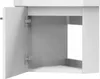 Badmöbel LORENZA Weiß 40 cm Eckwaschtisch mit Unterschrank Produktbild-Vorschau 3