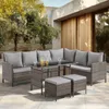 SVITA MADISON Polyrattan Lounge Gartenmöbel Rattan Set in Produktbild-Vorschau 2