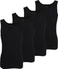 TOM TAILOR Herren Tank-Top schwarz uni 4er Pack Größe: 7 Produktbild-Vorschau 1