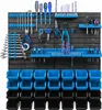 28 Stapelboxen Wandregal Kunststoff 77 x 78 cm Produktbild-Vorschau 10