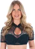 Steigenhöfer Marie Bluse mit Perle Grün 32 Produktbild-Vorschau 1