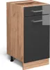 Küchenunterschrank Vicco R-Line Anthrazit Hochglanz 40 cm Produktbild-Vorschau 1