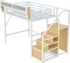 Sweiko Hochbett 140x200 mit Sicherheitsleiter und flexiblem Produktbild-Vorschau 9