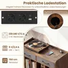Stolik pod gramofon COSTWAY, regał na płyty winylowe z Podgląd zdjęcia produktu 4