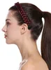 WIG ME UP Breiter Haarreif geflochten Granatrot CXT-002-120 Produktbild-Vorschau 3