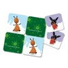 A collage of square tiles featuring characters from the children's show Bing. Podgląd zdjęcia produktu