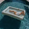Schwimmmatratze PVC Türkis Produktbild-Vorschau 6