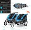 KESSER® Kinderanhänger Fahrradanhänger 360° Drehbar mit Produktbild-Vorschau 7