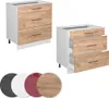 Mobiletto base per cucina Vicco Fame-Line Rovere dorato 80 Anteprima dell’immagine prodotto 5