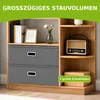 Bücherregal mit 8 Ebenen und 2 Stoffschubladen, Produktbild-Vorschau 5