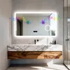 Zrcadlo do koupelny WISFOR s Bluetooth a LED osvětlením, Náhled obrázku produktu 3