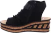 Rieker Damen Keil-Sandaletten Schwarz Voir les images du produit 19