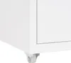 vidaXL Szafka na dokumenty na kółkach biała 28x41x69 cm Podgląd zdjęcia produktu 6