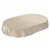 Tischdecke Wachstuch Einfarbig Beige Robust Wasserabweisend Produktbild-Vorschau 1
