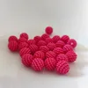 Bubble Perlen rund aus Acryl, 10 mm, 30 Stück, Rot Produktbild-Vorschau 1