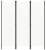 vidaXL Divisorio 3 pezzi bianco 150x180 cm Anteprima dell’immagine prodotto 6