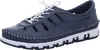 Gemini Damen Sneaker Leder Cutouts sportliche Schnürschuhe Produktbild-Vorschau 5