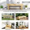 Outsunny záhradná lavica, 2-miestna lavica, záhradný Náhľad obrázku produktu 6