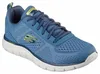 Skechers Track Leshur Herren Halbschuhe in Blau aus Mesh Produktbild-Vorschau 4