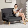 HOMCOM Schlafsofa 3 in 1, 190x120cm 2 Sitzer Sofa mit Produktbild-Vorschau 2